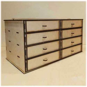 Stackable Drawer Making Kit Stackable Storage Kit - Double - 8 Drawers